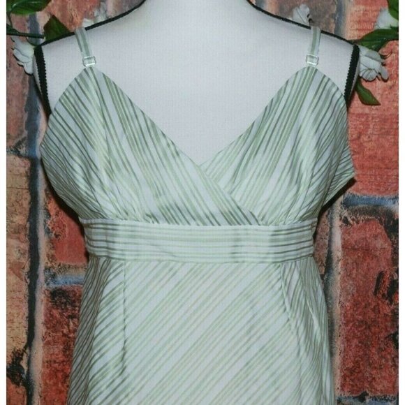 Motherhood Maternity Ladies Dress Size L Adjustable Straps Back Zipper Belted - Picture 2 of 9